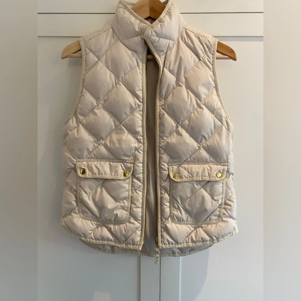 J Crew quilted vest